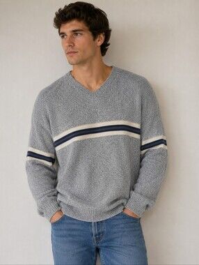 Vintage Men's Sedgefield Gray Sweater Size XL